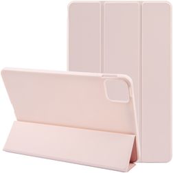 Mobigear Tri-Fold Gel iPad Air 11 polegadas (2026) TPU / Pele sintética Capa livro - Rosa