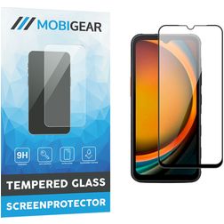 Mobigear Premium Samsung Galaxy Xcover 7 Tempered Glass Screen Protector - Case Friendly - Black