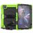 Mobigear SureGrip Xtreme iPad Air 11 Inch (2025) Case Plastic / Silicone Back cover + Stylus Holder + Shoulder Strap + Stand - Black / Green