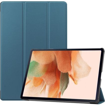 Mobigear Tri-Fold Samsung Galaxy Tab S7 FE Etui z klapką - Zielony