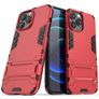 Mobigear Armor Stand iPhone 13 Pro Max Hårdt Bagsidecover Stødsikkert med Stander - Rød