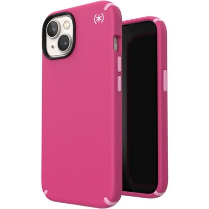 Speck Presidio2 Pro iPhone 14 MagSafe Funda Plástico rígido Carcasa Antigolpes - Digital Pink