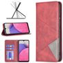 Mobigear Rhombus Slim Samsung Galaxy A33 Plånboksfodral - Röd