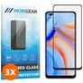 Mobigear Premium OPPO Reno 4 5G Härdat glas Skärmskydd - Skalvänligt - Svart (3-pack)