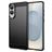 Mobigear Brushed Slim Samsung Galaxy S25 Edge Flexibilní TPU Zadní kryt - Černá