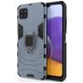 Mobigear Armor Ring Samsung Galaxy A22 5G Funda Plástico rígido Carcasa Antigolpes con anillo - Azul