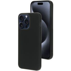 Mobiparts iPhone 15 Pro Max Silikone Bagsidecover - Sort