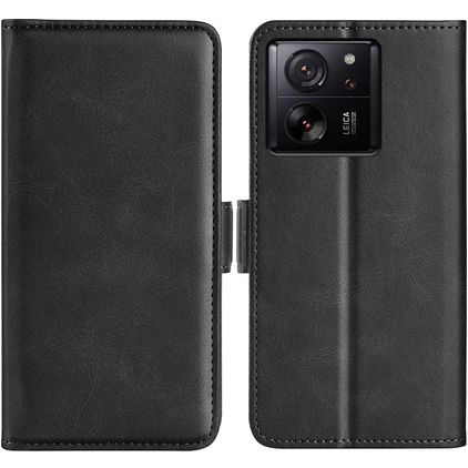 Mobigear Slim Magnet Xiaomi 13T Pro Funda tipo libro Cartera - Negro