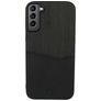 Valenta Card Slot Samsung Galaxy S21 Plus Ægte læder Bagsidecover med kortholder - Sort