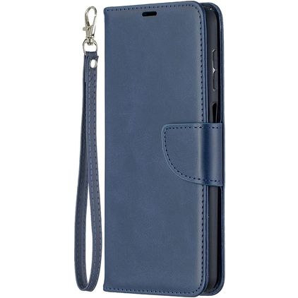 Mobigear Excellent Samsung Galaxy A12 Lompakkokotelo + Setelitasku - Sininen