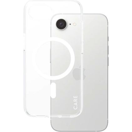 CARE by PanzerGlass Urban Combat iPhone 17e MagSafe Hardcase Etui plecki - Przezroczysty / Biały
