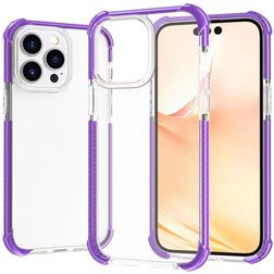 Mobigear Full Bumper iPhone 14 Pro Hard Case Back cover Shockproof - Purple