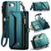 CaseMe C36 iPhone 17e Cover a libro portafoglio - Blu