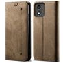 Mobigear Ranch Motorola Moto E14 Pungetui med Seddelrum - Brun