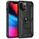 Mobigear Armor Ring iPhone 13 Pro Hårdt Bagsidecover Stødsikkert med ringholder - Sort