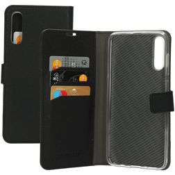 Mobiparts Saffiano Wallet Samsung Galaxy A70 Etui z klapką typu portfel - Czarny
