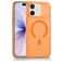 Mobigear Shockproof Grip iPhone 17 MagSafe Fodral Hårdplast Skal - Orange