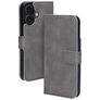 Mobiparts Classic Wallet MagSafe iPhone 16 Lompakkokotelo + Setelitasku - Granite Grey