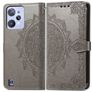Mobigear Mandala Realme C31 Funda tipo libro Cartera - Gris