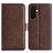 Mobigear Slim Magnet Samsung Galaxy A37 Etui z klapką typu portfel - Brązowy
