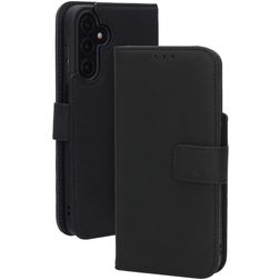 Mobiparts Wallet Samsung Galaxy A15 Genuine Leather Wallet case - Black