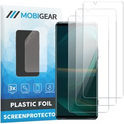 Mobigear Sony Xperia 5 III Näytönsuoja Kalvo - Suojakuoren kanssa yhteensopiva (3 kpl)