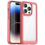 Mobigear Crystal iPhone 15 Pro Max Hard Case Back cover - Clear / Red
