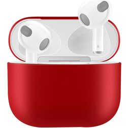 Mobigear Colors Funda Silicona flexible para Apple AirPods 3 - Rojo