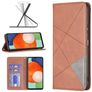 Mobigear Rhombus Slim Samsung Galaxy A13 4G Pungetui - Brun