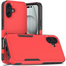 Mobigear Heavy Armor iPhone 16 Plus Hard Case Back cover Shockproof - Red
