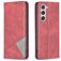 Mobigear Rhombus Slim Samsung Galaxy S24 Wallet case - Red