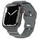 Mobigear Sport Armor Silikon Apple Watch Armband Stiftspänne - 49/46/45/44 mm - Grå