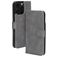 Mobiparts Classic Wallet MagSafe iPhone 16 Pro Max Capa livro Carteira - Granite Grey