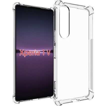 Mobigear Basics Clear Sony Xperia 1 V Flexible TPU Back cover - Clear