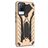 Mobigear Armor Stand Vivo V21 Funda Plástico rígido Carcasa Antigolpes con soporte - Dorado