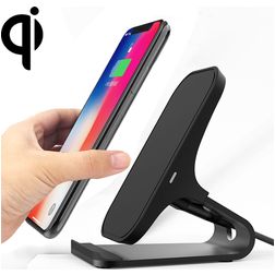 Mobigear Charge stand Bezdrátová nabíječka Qi 15W 2A - Černá
