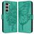 Mobigear Butterfly Samsung Galaxy Z Fold 6 Wallet case - Green