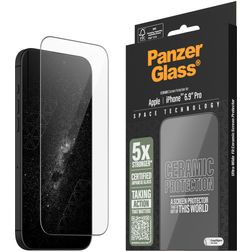 PanzerGlass Ceramic iPhone 16 Pro Max Vidro temperado Película de ecrã - Compatível com capas