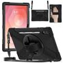 Mobigear SureGrip XGuard Samsung Galaxy Tab S11 Ultra Plastica rigida / Silicone Back cover + Portapenna + Tracolla + Supporto - Nero