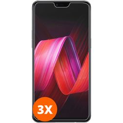Mobigear OPPO RX17 Pro Cristal templado Protector de pantalla - Compatible con fundas (pack de 3)