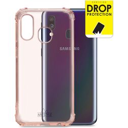 My Style Protective Flex Samsung Galaxy A40 Flexibel TPU Skal Stötsäkert - Soft Pink