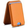 Mobigear Wallet Stand Korttikotelo - 3 korttia - MagSafe-yhteensopiva - Ruskea