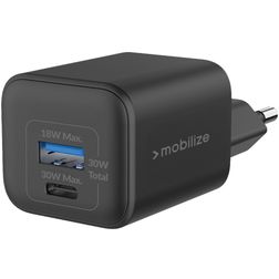 Mobilize Wall Charger Dual USB / USB-C Ładowarka sieciowa Power Delivery 30W - Czarny