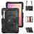 Mobigear SureGrip XGuard Samsung Galaxy Tab S11 Case Plastic / Silicone Back cover + Stylus Holder + Shoulder Strap + Stand - Black