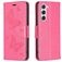 Mobigear Butterfly Samsung Galaxy S23 Lompakkokotelo + Setelitasku - Magenta