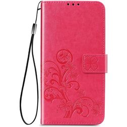 Mobigear Clover Samsung Galaxy A52s 5G Wallet case - Magenta
