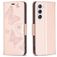 Mobigear Butterfly Samsung Galaxy S23 Capa livro Carteira - Rosa dourado