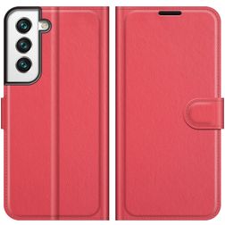 Mobigear Classic Samsung Galaxy S22 Capa livro Carteira - Vermelho