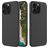 Mobigear Rubber Touch iPhone 16 Pro Silikone Bagsidecover - Sort