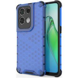 Mobigear Honeycomb OPPO Reno 8 Pro 5G Hardcase Back cover Antiurto - Blu